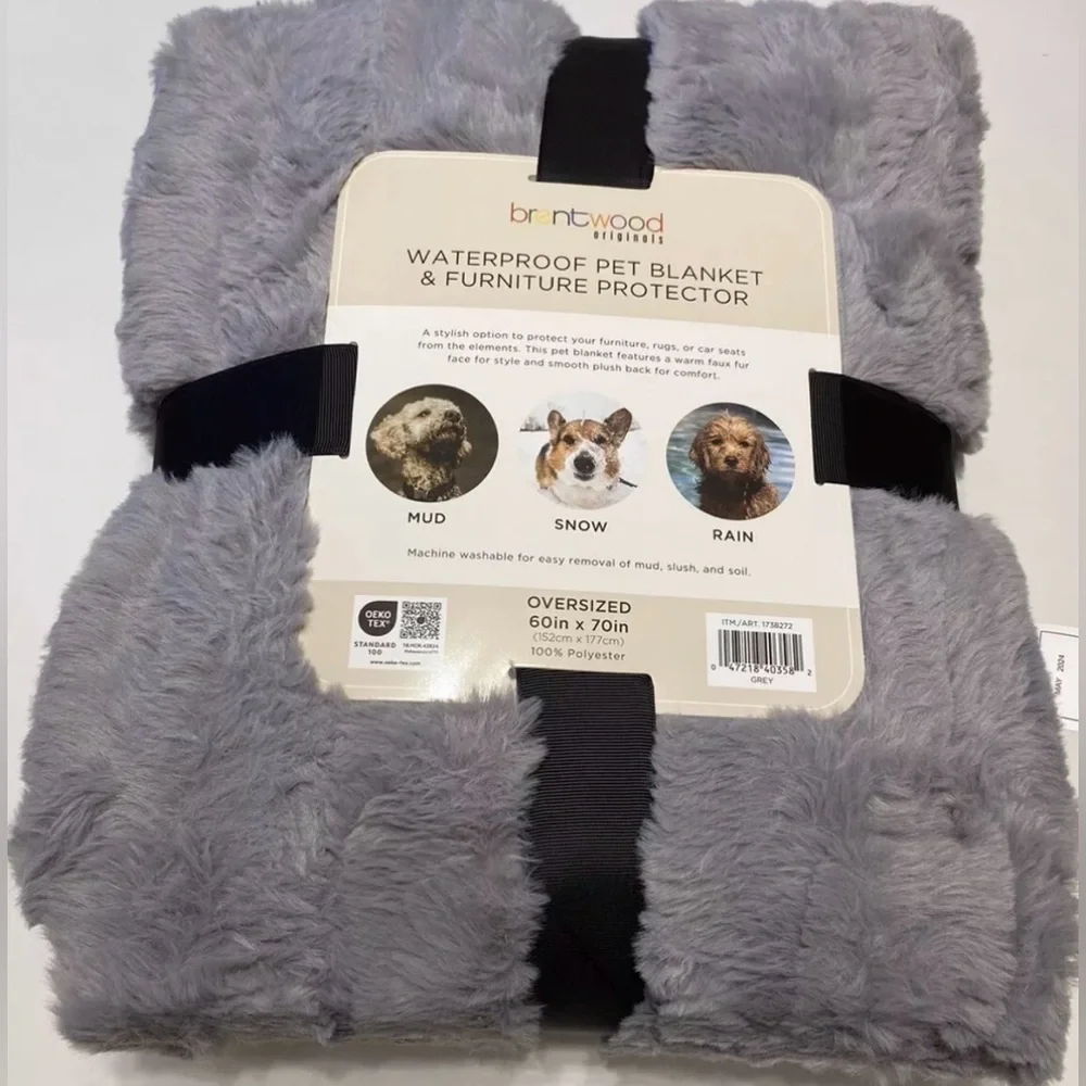 Brentwood Originals Oversized Waterproof Pet Blanket and Furniture